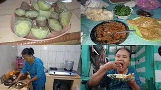 SARAPAN DENGAN MENU SAMBEL TOMAT KULUPAN MASAKAN DENI OIS