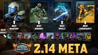 Best Deck? - Best Master? - Best Legendary? - Best Card? - Minion Masters Meta Review - 2.14