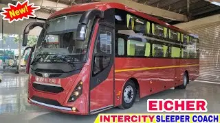 Eicher Intercity Sleeper Bus 2021 | Price Mileage Specifications Detailed Review !!