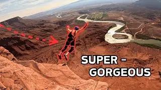 Supergorgeous | Wingsuit Flight | With Live Stats!