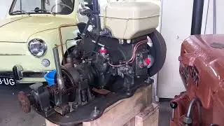 Yanmar NTS 85 klaar voor in een bootje