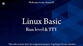 Basic Linux Commands: Runlevel & TTY in Linux (CentOS)