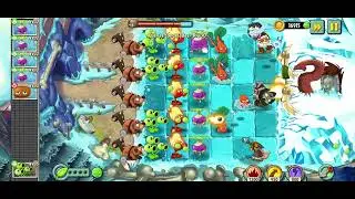 Plants vs Zombies 2 - Cuevas Congeladas - Nivel Jefe