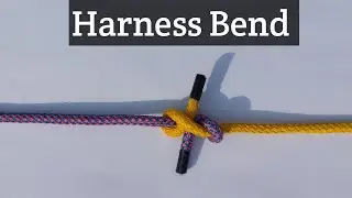 HARNESS BEND KNOT #how #knots #rope 👌@sajjad12455