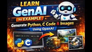 Learn GenAI by Example 🔥 Generate Python, C Code & Images Using OpenAI
