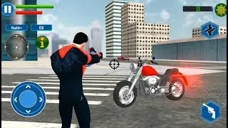 Flying Rope Hero Crime City Mission - Android GamePlay