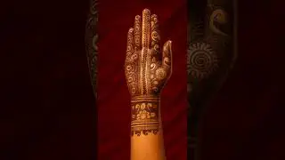 Bridal Mehndi Design 💚 #lajina #mehndi