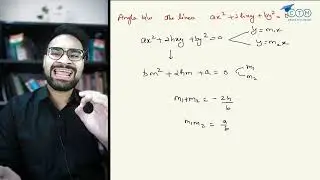 Introduction to Pair of Straight Lines | Basics & Geometrical Meaning | IIT-JEE Mathematics