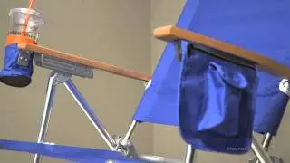 Rio Pacific Blue Hi-Boy Beach Chair