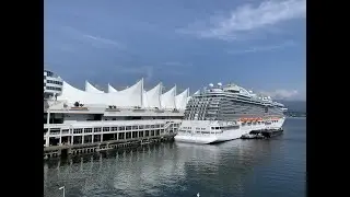 Alaska Cruise Ships at Canada Place, Vancouver, Canada. Music Played by Paul Mauriat #paul #Mauriat