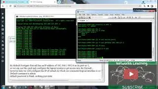 Fortinet Fortigate Firewall Initial Setup CLI & GUI