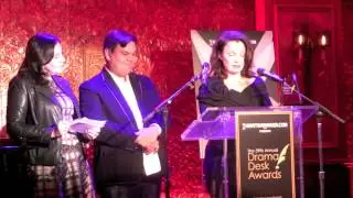FRAN DRESCHER ANNOUNCES THE DRAMA DESK AWARD NOMINEES
