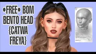 FREE BOM HEAD:UNISEX-CATWA(FREYA)