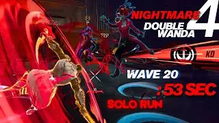53sec Blade SOLO Clear | Nightmare 4 Final Wave MELTED | Wave 20 in Marvel Zombies #marvelrivals