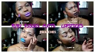 Ruby Kisses Matte Lipstick Swatches