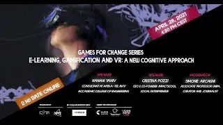 #VRE21 #GamesforChange #Gamification and VR:  A new cognitive approach