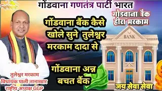 गोंडवाना बैंक कैसे खोले ||सुने तुलेश्वर हीरासिंह मरकाम दादा विधायक पाली. व राष्ट्रीय अध्यक्ष गोंगपा 