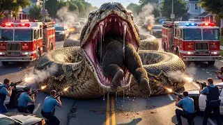 Giant Python Wraps King Kong in Brutal Jungle Attack 🐍🔥 | Army Rushes for Survival