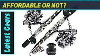 Amazing Carbon Fiber Fishing Rod Pole & Reel Combo: Portable Power!