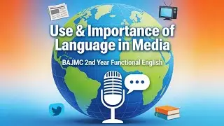 One Shot Revision: Use & Importance of Language in Media | BAJMC #viral #english #viralvideo #india