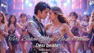Teri Baton Mein Nasha Hai | (Official video)  Desi Ai Music | Hindi Item song 2025 | Rimjhim Masti |