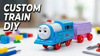 Satisfying Building Block Thomas Train Lorry | Relaxing DIY Tutorial