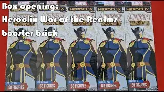 Box opening: Heroclix War of the Realms booster brick
