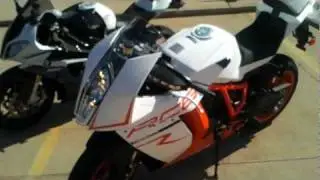BMW S1000RR and KTM RC8 walkaround