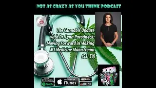 Not As Crazy As You Think Podcast (S3, E8): Cannabis Update w Dr. Lynn Parodneck:  MJ Medicine