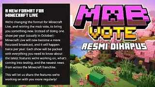 Mengapa Event Mob Vote Pada Minecraft Dihapus?? 🤔