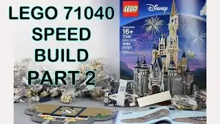 PART 2 - LEGO 71040 Speed Build & Time Lapse - The Disney Castle - Designer Review & Giveaway 2016