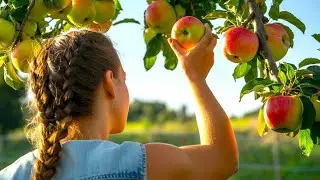 I Found Switzerland's Most BEAUTIFUL Apple Farm | Autumn in the Alps 🍎🇨🇭