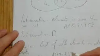 Sets - set notation (symbols)