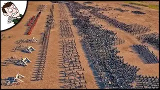 MASSIVE 17500 ENGLAND v FRANCE SURVIVAL BATTLE - Medieval Kingdoms Total War Gameplay (Attila Mod)