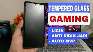 Tempered Glass Paling Bagus Buat Gaming di Redmi Note 10 Pro - Anti Minyak Anti Sidik Jari + Licin