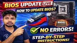 BIOS Update live What is the instructions to update BIOS without errors #computer #update #bios