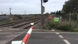Ramsey Road Level Crossing (Cambs) Saturday 17.10.2015