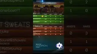 Hitting Champion Wasn&rsquo;t Supposed to Happen 😳 #RocketLeague #ChampionRank #UnexpectedWin