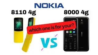 Nokia 8110 4g vs Nokia 8000 4g | Side by Side Comparison | 2022 Philippines