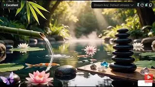 Soothing Piano Music for Sleep 🌿 Natural Sounds of Birds, Insects & Running Water 🎹  Bloom & Breathe