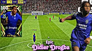 Epic Didier Drogba Max Level & Review | Epic Worldwide In eFootball 2023 Mobile | Super Sub Official