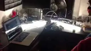 Global Concepts - 1st light code test for Robert Delong's video