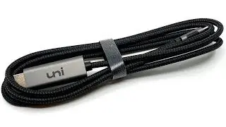 Uni USB-C to HDMI Cable 4K 60Hz 1.8m (Space Gray)