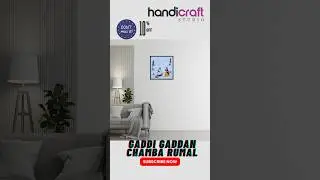 Gaddi Gaddan Chamba Rumal Embroidery Handicraft Product #handicraft #chambarumal #embroidery