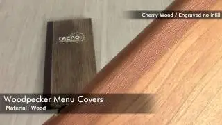 Wooden Menu Covers