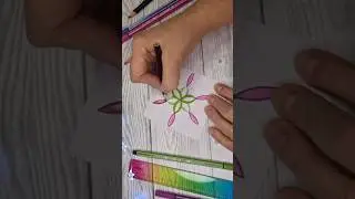 Lucky Snowflake | Relaxing Sacred Geometry Drawing #shorts