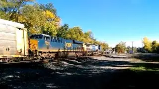 [HD] CSX Q264 and CSX Q363 - Fairport, NY