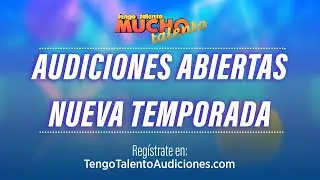 AUDICIONES ABIERTAS - NUEVA TEMPORADA