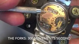 Omega Constellation electronic f300 Hz Batterie Wechsel