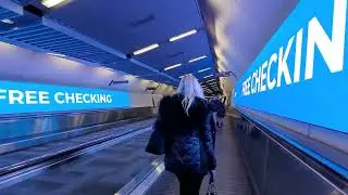 Washington Dulles International Airport (IAD) Walking Tour｜Departure Walk 🇺🇸